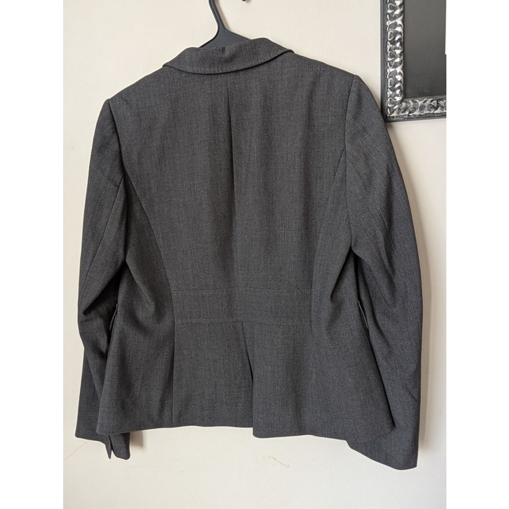 Calvin Klein Gray Stretch Blazer Jacket Size 10, women's - Picture 8 of 8
